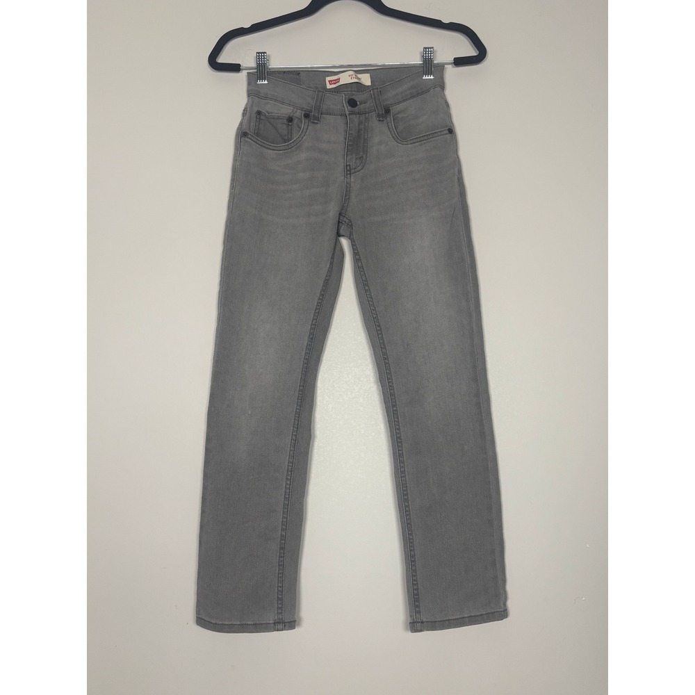 Levis 511 Slim Fit Grey‎ Denim Jeans Boys Size 10
